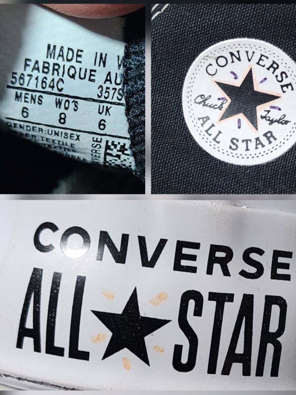 Converse Chuck Taylor All Star Lugged High Top Black Platform Sneakers Womens 8 - Picture 7 of 7